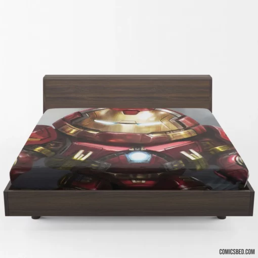 Iron Man Hulkbuster Unleashed Marvel Avenger Comic Fitted Sheet