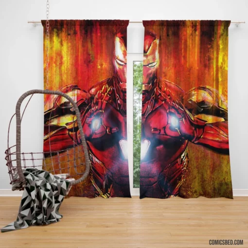 Iron Man Immortal Heritage Comic Curtain