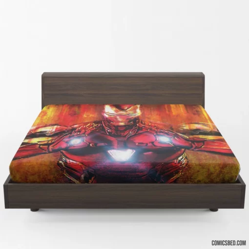 Iron Man Immortal Heritage Comic Fitted Sheet