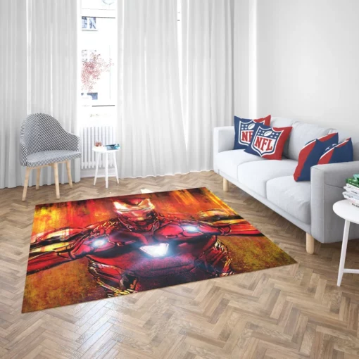 Iron Man Immortal Heritage Comic Rug 2