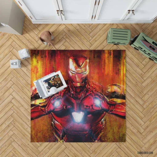 Iron Man Immortal Heritage Comic Rug