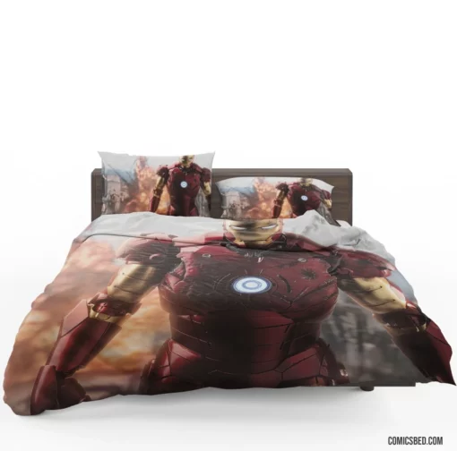 Iron Man Immortal Legacy Comic Bedding Set