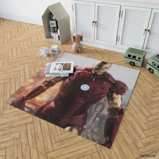 Iron Man Immortal Legacy Comic Rug 1