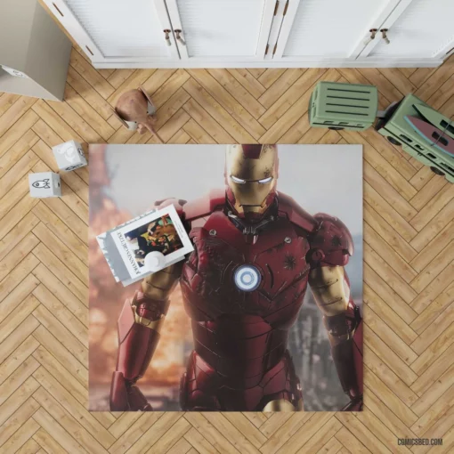 Iron Man Immortal Legacy Comic Rug