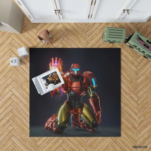 Iron Man Infinity Gauntlet Marvel Power Comic Rug