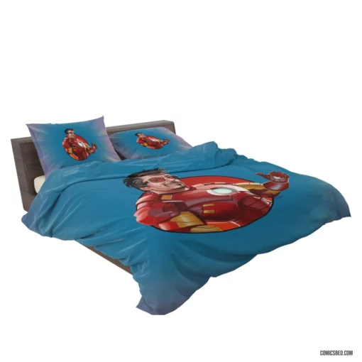 Iron Man Inventive Quests Comic Bedding Set 2