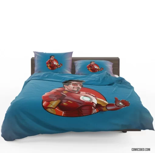 Iron Man Inventive Quests Comic Bedding Set