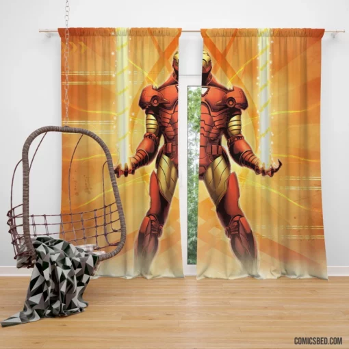 Iron Man Journey Comic Curtain