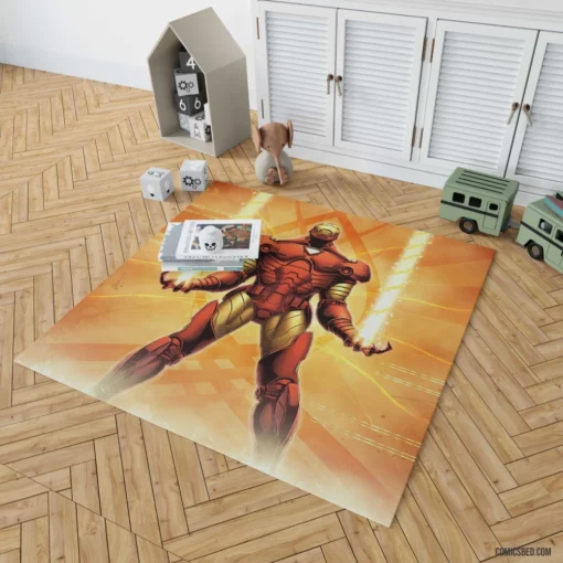 Iron Man Journey Comic Rug 1