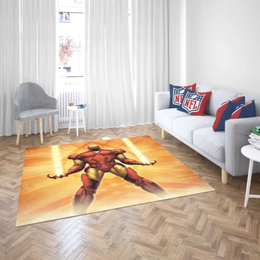 Iron Man Journey Comic Rug 2