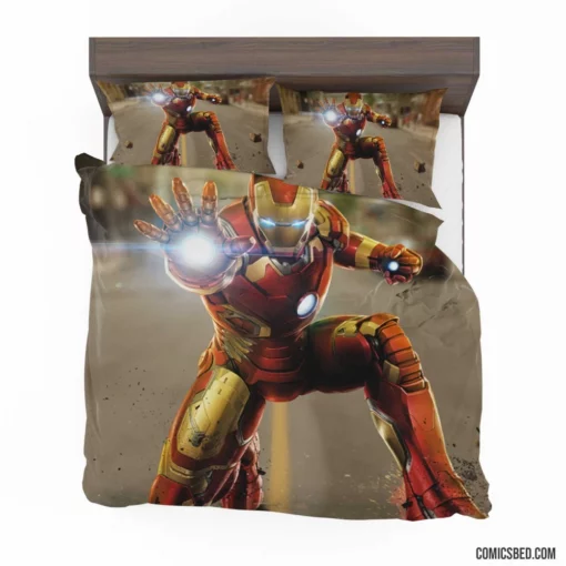 Iron Man Marvel Armored Hero Comic Bedding Set 1