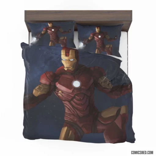 Iron Man Marvel Brilliant Innovator Comic Bedding Set 1