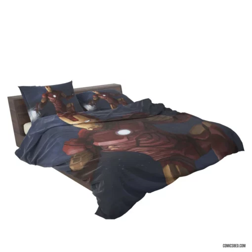 Iron Man Marvel Brilliant Innovator Comic Bedding Set 2