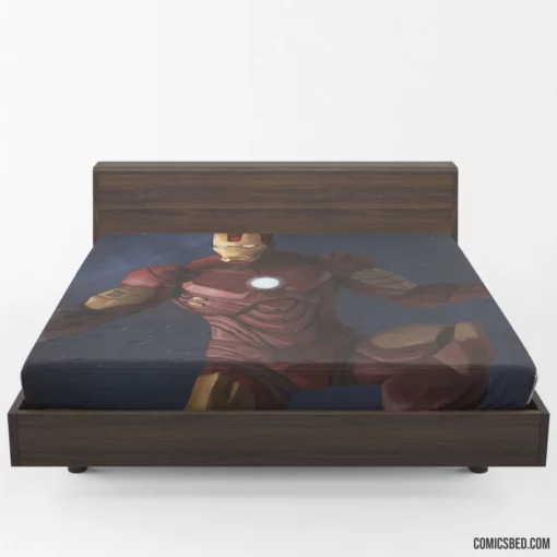 Iron Man Marvel Brilliant Innovator Comic Fitted Sheet