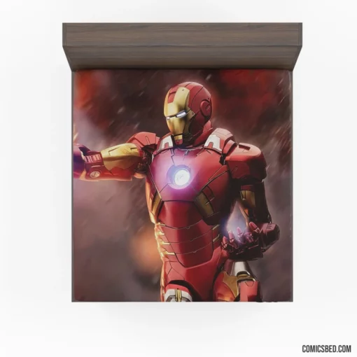 Iron Man Marvel Enduring Spirit Comic Fitted Sheet 1