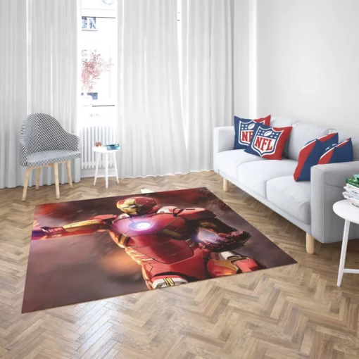 Iron Man Marvel Enduring Spirit Comic Rug 2