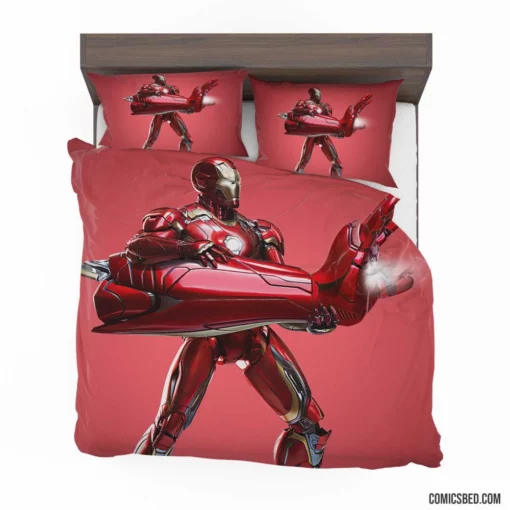 Iron Man Marvel Genius Hero Comic Bedding Set 1