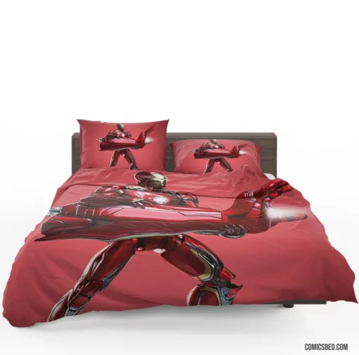 Iron Man Marvel Genius Hero Comic Bedding Set