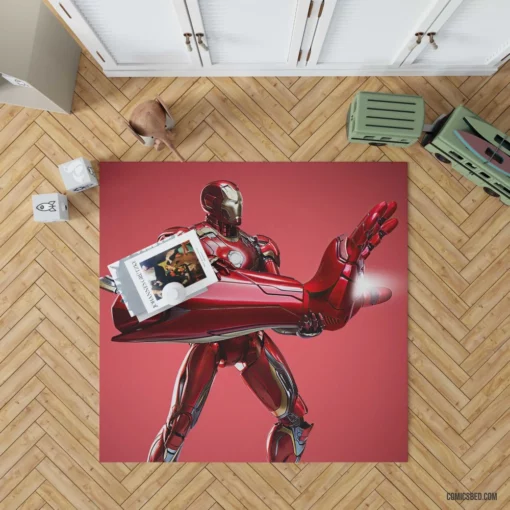 Iron Man Marvel Genius Hero Comic Rug