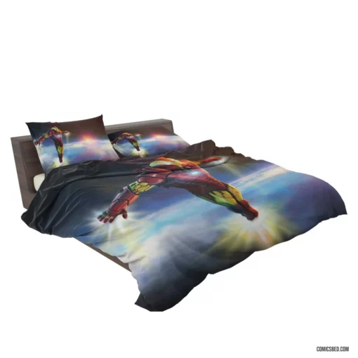 Iron Man Marvel Genius Inventor Comic Bedding Set 2