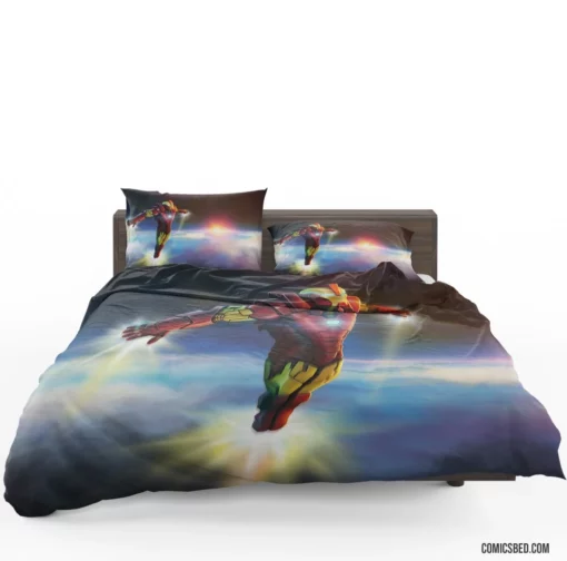 Iron Man Marvel Genius Inventor Comic Bedding Set