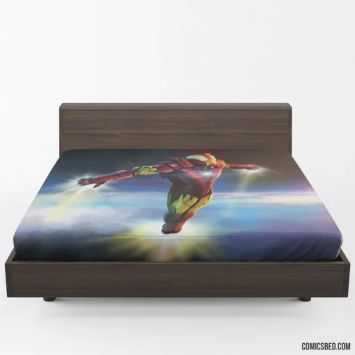 Iron Man Marvel Genius Inventor Comic Fitted Sheet