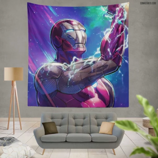 Iron Man Marvel Genius Legacy Comic Wall Tapestry