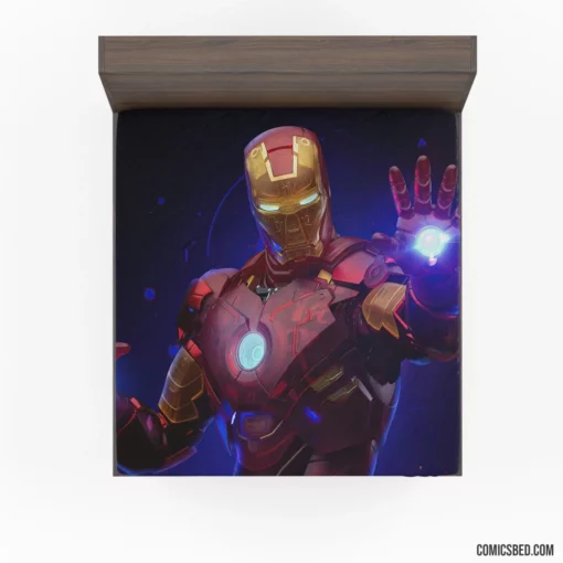 Iron Man Marvel Heroic Tale Comic Fitted Sheet 1