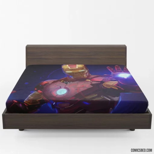 Iron Man Marvel Heroic Tale Comic Fitted Sheet