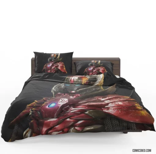 Iron Man Marvel Ingenious Inventor Comic Bedding Set