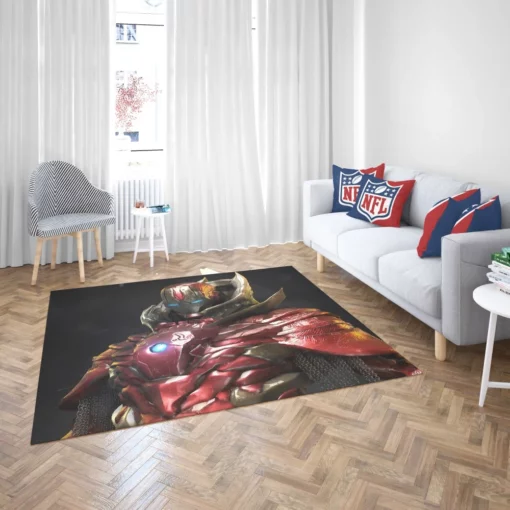 Iron Man Marvel Ingenious Inventor Comic Rug 2