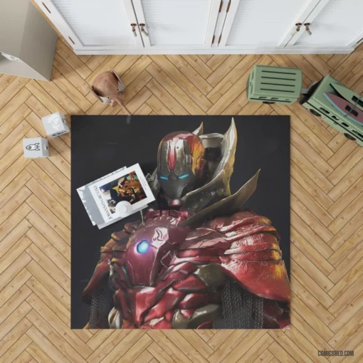 Iron Man Marvel Ingenious Inventor Comic Rug