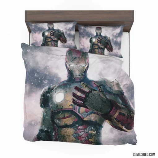 Iron Man Marvel Ingenious Legacy Comic Bedding Set 1