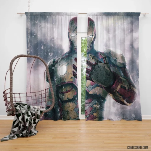 Iron Man Marvel Ingenious Legacy Comic Curtain