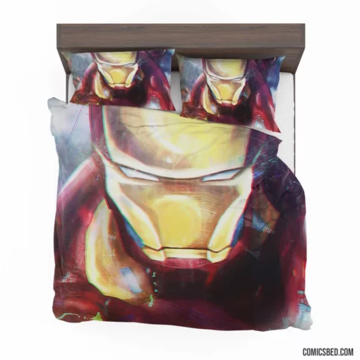 Iron Man Marvel Ingenious Vision Comic Bedding Set 1