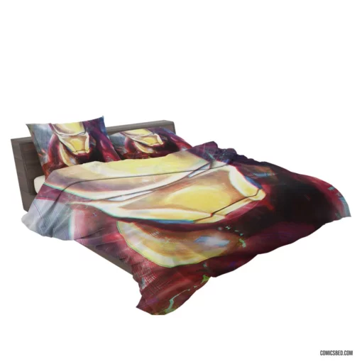 Iron Man Marvel Ingenious Vision Comic Bedding Set 2