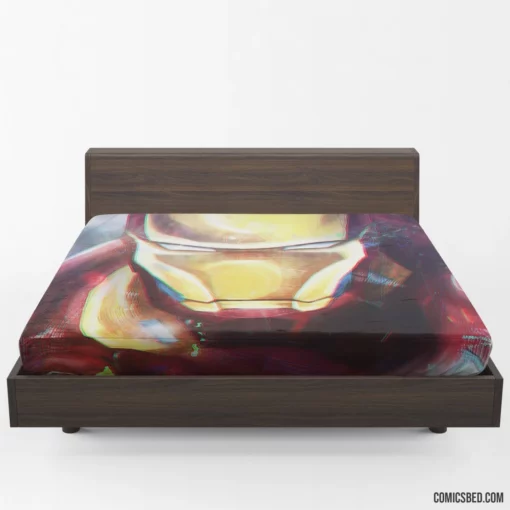 Iron Man Marvel Ingenious Vision Comic Fitted Sheet