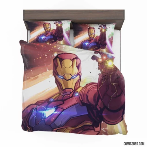 Iron Man Marvel Inventive Genius Comic Bedding Set 1