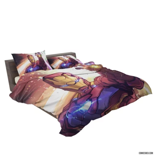 Iron Man Marvel Inventive Genius Comic Bedding Set 2