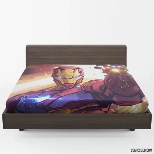 Iron Man Marvel Inventive Genius Comic Fitted Sheet