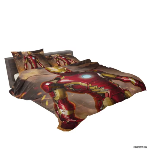 Iron Man Marvel Inventor Hero Comic Bedding Set 2