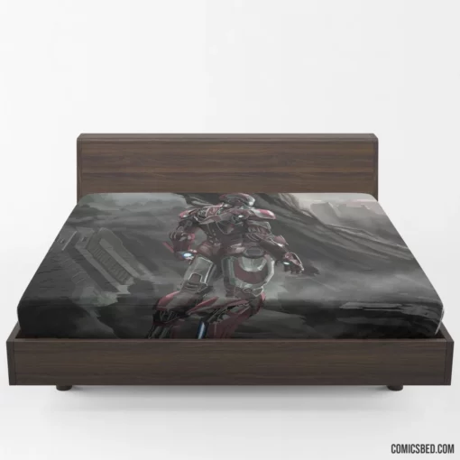 Iron Man Marvel Legacy Lives On Comic Fitted Sheet