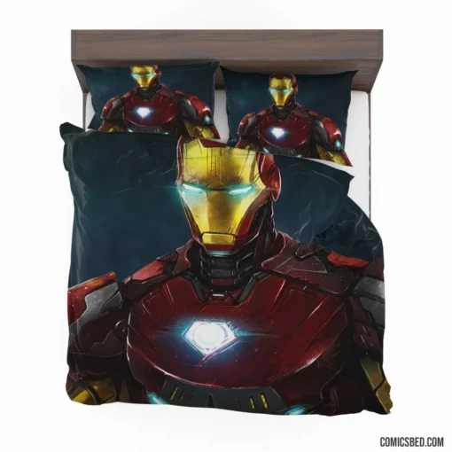 Iron Man Marvel Tech Avenger Comic Bedding Set 1