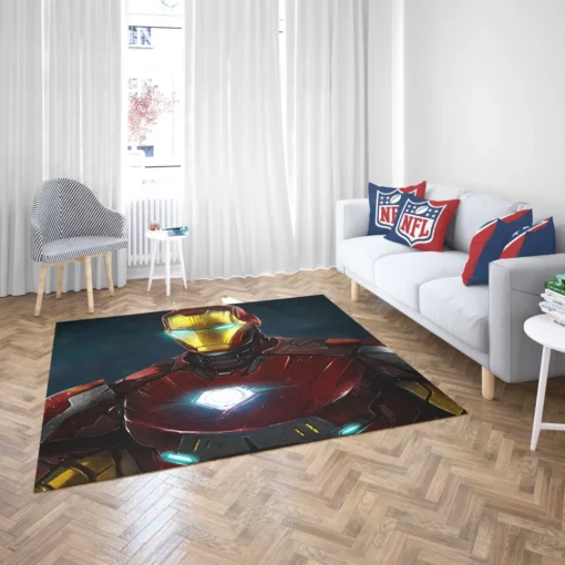 Iron Man Marvel Tech Avenger Comic Rug 2