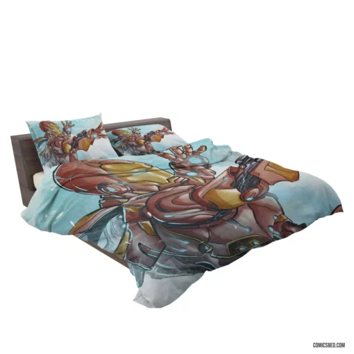 Iron Man Marvel Tech Genius Comic Bedding Set 2