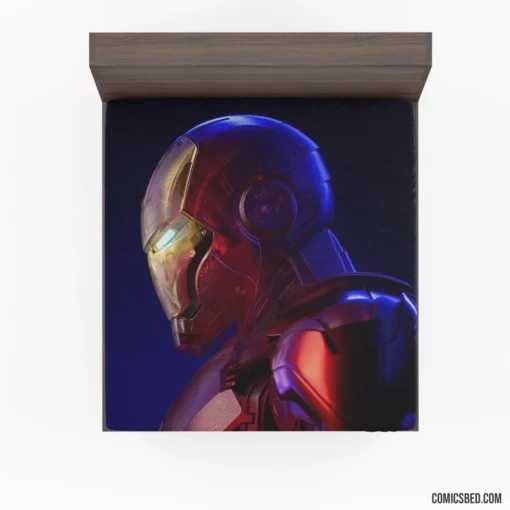 Iron Man Marvel Tech Hero Comic Fitted Sheet 1