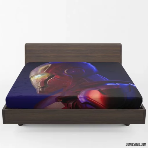 Iron Man Marvel Tech Hero Comic Fitted Sheet