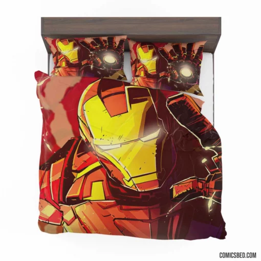 Iron Man Marvel Tech Innovator Comic Bedding Set 1