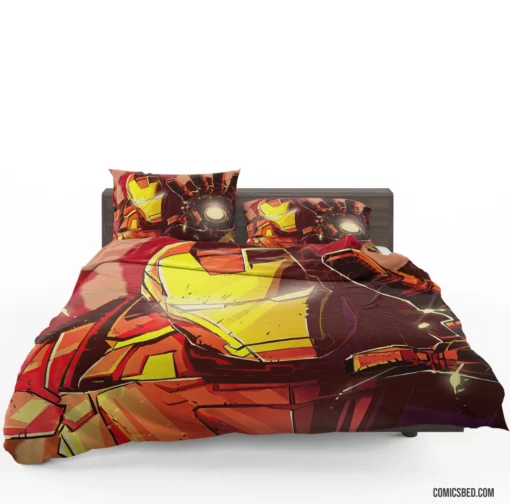 Iron Man Marvel Tech Innovator Comic Bedding Set