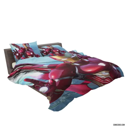 Iron Man Marvel Technological Visionary Comic Bedding Set 2